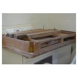 Antique Wood Desk in Pieces