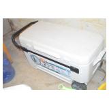 Large Igloo Cooler on Wheels