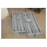 Lot of 4 Plastic 36' Drain Forms
