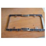 Chrome Metal Jeep License Plate Frame