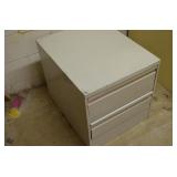 2 Drawer Metal Cabinet 19x24x20' Tall