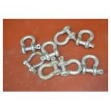Lot of 8 D Shackles