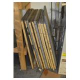 Stack of 11 Metal Shelves 24x36