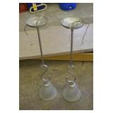 Lot of 2 Hanging Light Fixtures