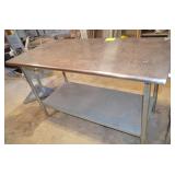 Stainless 5ft Prep Table with Shelf