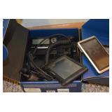 Box of Garmin Navigation and Other Electronics