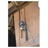 Lot of 2 Zebco Fishing Rods & Reels