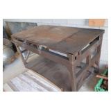 Heavy Steel Welding Bench 61x33x34.5'