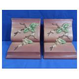 Antique Roseville Pottery #18E Set of Bookends