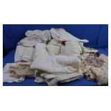 Lg Lot Vintage Crochet Doilies, Tablecloths