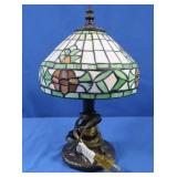 Leaded Stained Glass Small Table Lamp-electric