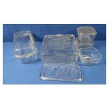 Vintage Fireking Clear Glass (blue tinted)