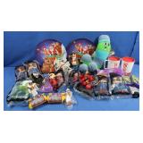 Asst Toy Lot, McDonalds Plates & more
