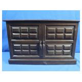 Wood Music Jewelry Box 11Hx17Wx7.5"D