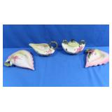 Vintage Hull USA Pottery Cream & Sugar, 2 Wall