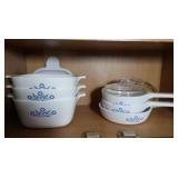 Corningware Cookware-Asst Pans, Bowls & Lids
