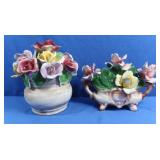 2 Vintage Capodimonte Centerpieces