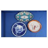 Eleanor China Serving Dish, Copeland Bird Plate,