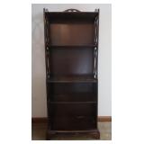 Vintage 5-Shelf Wood Rack 48.5Hx19Wx9"D
