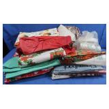 Table Covers, Cups, Styrofoam Plates, Straws &