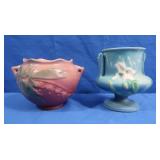 Antique Roseville Pottery-2 pc Small Vases #s