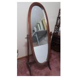 Solid Wood Full Length Tilting Mirror 5