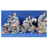 8 Ceramic Figurines