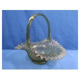 Vintage Fenton Avocado Green Colonial Hobnail
