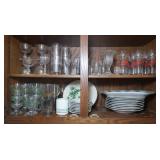 74 pcs-Glasses, Plates, Saucers & more