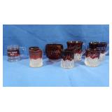 Vintage Ruby Red Flash Collectible Glassware