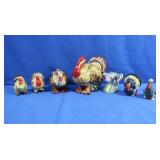 Vintage Japan Turkey S&P, various sizes