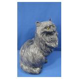 Ceramic Glazed Cat Statue