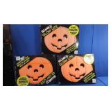 3 Electric Pumpkin Window Light 20x15"