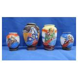 Japanese Moriage Geisha Vase & 3 other Moriages