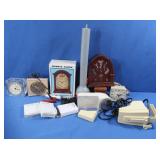 Asst Clocks, Flashlight, Radio