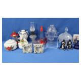 Assortment of Knick Knacks, Candy Dish &more