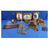 Cherub Sconces, The Last Supper Plaque, Brass