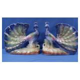 Ceramic Peacock Figures