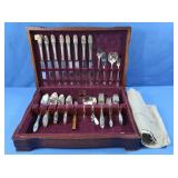 Rogers Silverplate Set in Box-56 pcs