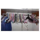 Lg Lot Hangers-Plastic, Wire, Wood, Plastic