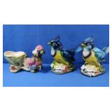 Vintage Hull USA Pottery Parrot Planter, 2