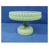 LE Smith Jadeite Small Cake Stand