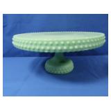 LE Smith Jadeite Large Cake Stand