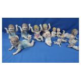 Lg Lot Ceramic Baby/Child Figurines