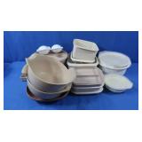 Lg Lot-Pans, Food Containers-some microwave safe