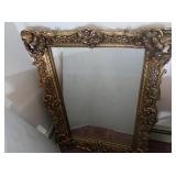 Ornate Framed Wall Mirror 11Hx11Wx5"D