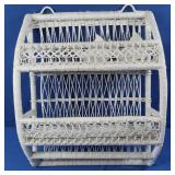 Wicker Bathroom Rack 21Hx16Wx6.5"D