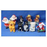 S&P Shakers-Plastic, Japan, 1 Candle Hugger Santa