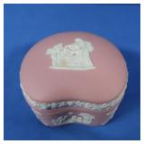 Vintage Wedgwood Small Pink Trinket Box