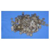 Approx 350 Wheat Pennies unsearched
